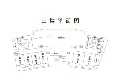 上海富悦大酒店富悦厅场地尺寸图2
